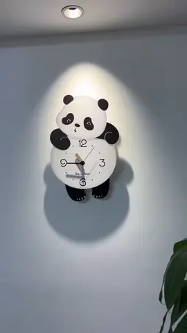 jam dinding panda bisa gerak