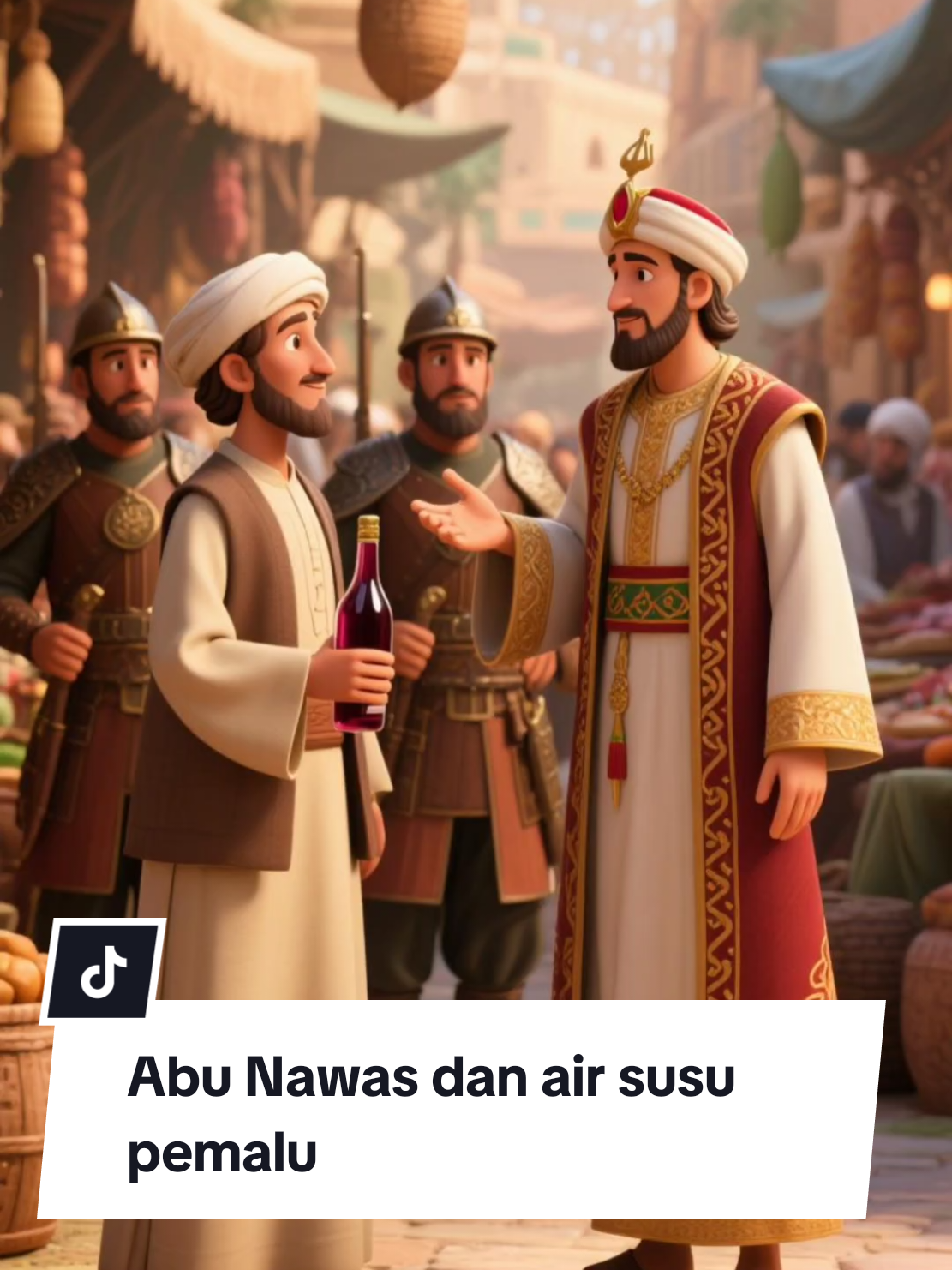 Abu Nawas dan air susu pemalu #tokohislam #AbuNawas #kecerdasan #Lucu #logika #viral #fyp #trending #promomakangajian 