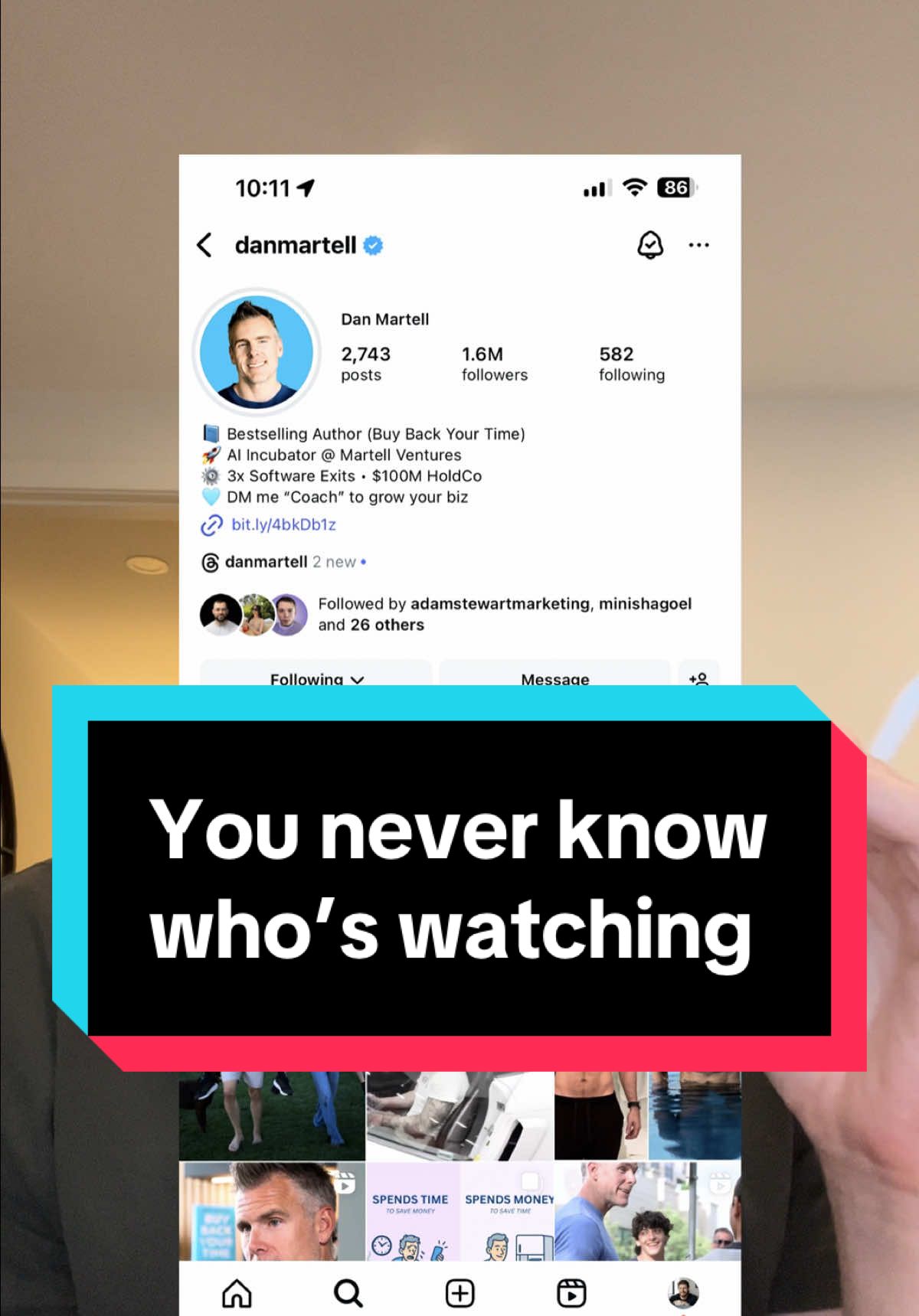 It doesn’t matter how many people watch your content. It’s about WHO is watching you content. Shoutout to @Dan Martell for having me on and continuing to inspire and motivate me and others around the 🌎 Shoutout to @Nathan Hodgson @Shawn Kanungo @Ghita -Techbible.ai for CRUSHING it and being genuinely awesome people doing great things. #ai #aitools #chatgpt #aihacks #aitools #learnai #chatgpthacks #chatgpthack #aiassistant #chatgptprompt #prompt #fyp #foryou