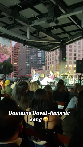 Damiano David Favorite song 🎵 #damianodavid #maneskin #grammymuseum #losangeles 