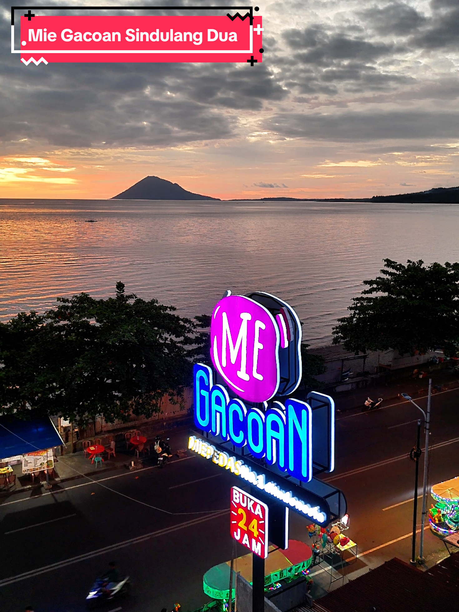 Mie Gacoan Sindulang Dua Tuminting Manado #miegacoan #miegacoanmanado #miegacoansindulangdua #manado #manadopunya #pantai #sore #sunset #kotamanado #tuminting 