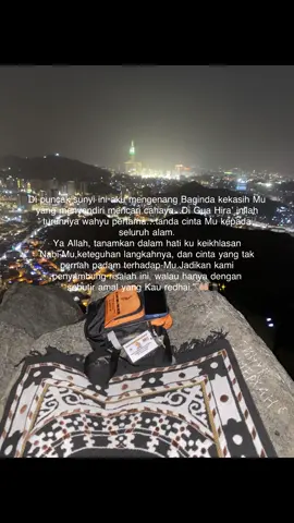 “Gua Hira’ — saksi wahyu pertama diturunkan. Di sinilah cahaya Islam menyinar dunia.” ✨📖 #umrahmemories #guahiraqjabarnurr  #wahyupertama 