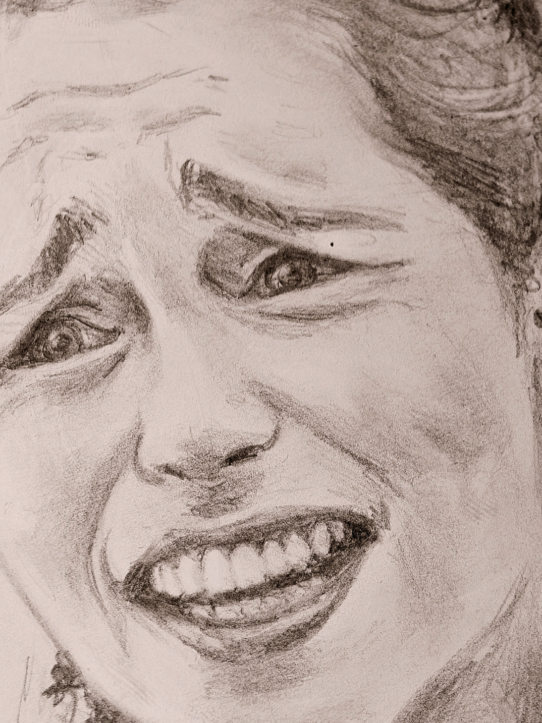 Schizzetto veloce #facedrawing #pencilportrait #artpractice #artimprovement #drawingfaces #howtodrawfaces #puckydraws 