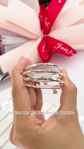 Vòng bạc khắc tên theo yêu cầu cho bé #bactoanthao #vongchobe #xuhuong 
