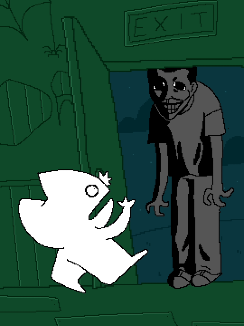 OFFICER!!! 😰 #animation #cartoon #random #silly #horror  Audio original de: @KarutaClan  