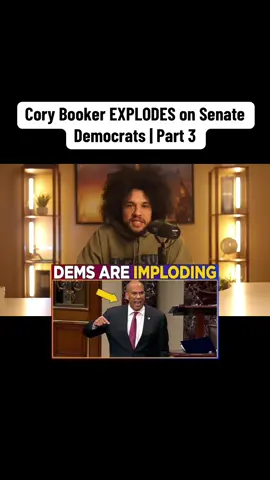 Part 3: Cory Booker EXPLODES on Senate Democrats#brandonlehman #news #corybooker #democrats #viral #fyp 