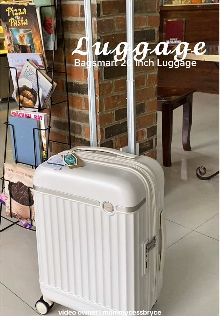 Luggage from @BAGSMART Store ✨ — aesthetically giving and high  quality luggage #Bagsmart #BAGSMART #Bagsmartluggage #fyp #luggagerecos 
