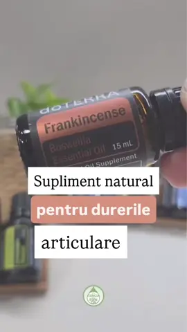 Uleiul de tămâie este recunoscut pentru valoarea sa, fiind numit și „regele uleiurilor” datorită multiplelor beneficii pe care le aduce organismului. ATENȚIE! Nu folosi uleiurile esențiale fără să cunoști modul corect de administrare: dozele recomandate, diluțiile potrivite în funcție de vârstă și care uleiuri sunt sigure pentru consum intern. Pentru informații complete, achiziționează ghidul PDF din bio, care conține 133 de rețete sigure cu uleiuri esențiale pentru diferite nevoi și afecțiuni.  Dacă te confrunți cu dureri cauzate de o boală cronică, uleiurile esențiale te pot ajuta să controlezi inflamația. Totuși, această recomandare nu înlocuiește tratamentul medicamentos, ci îl completează prin adoptarea unor obiceiuri care să amelioreze durerea. Uleiul esențial de tămâie este apreciat pentru proprietățile sale antiinflamatoare, reducând umflăturile și durerile articulare. În plus, are un efect calmant asupra sistemului nervos, contribuind la o stare generală de bine. Întreabă întotdeauna consultantul tău înainte de administrare internă. Ai nevoie de o mini farmacie naturală cu 10 uleiuri esențiale terapeutice? Beneficiază de 25% reducere + protocoale gratuite conform nevoilor tale! Lasă un comentariu cu „kit” și îți trimit mai multe informații.🌱 #fyppp #doterra #uleiuriesentiale #fyp 