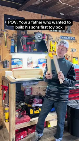 When I built my son his first toy box! 🧸 📦 #fyp #foryoupage