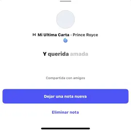 Y querida amada 🌬️. #princeroyse #miultimacarta #instagram #paratii #viral_video #musica #apoyo? 