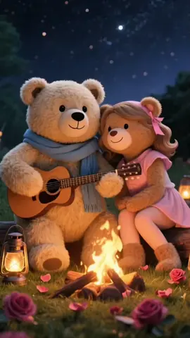 A heartwarming 3D love story like you’ve never seen. 🧸💐 From a teddy offering flowers in the city... to dancing under the stars, singing by the fire, and watching the sunrise wrapped in love — every moment feels like magic. No words, just soft smiles, glowing lights, and real emotion. ✨ If you believe in love, this one’s for you. 💖 . . . #ForYou #TeddyLove #3Dillusion #RomanticVibes #TikTokArt 