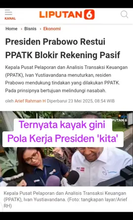 Sabar....itu perbuatan...Kita teruskan protes kebijakan yang keblinger  #PPATK #rekeningnganggur  #prabowo 