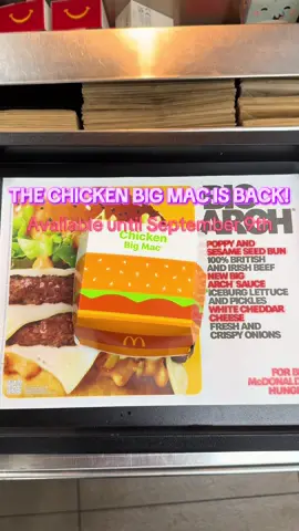 THE CHICKEN BIG MAC🐔🍔#mcdonalds #chicken #bigmac #burger #fyp #maccies 