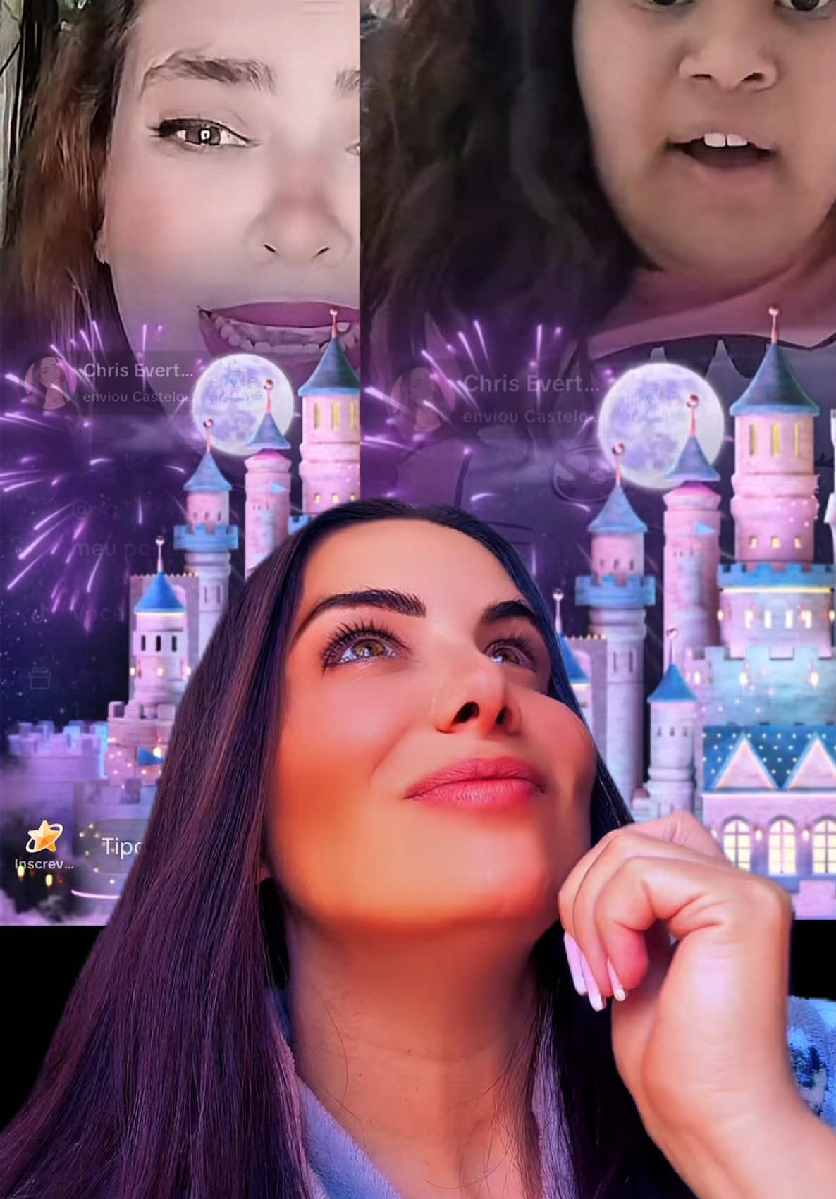 🫶 Pela primeira vez… eu entreguei dois castelos. No mesmo dia. No meu aniversário. E não foi por obrigação. Foi pelo coração. A Clau me encantou desde o início… Eu já visitava a live dela sem ela saber. Ela me marcou com um vídeo de princesa… e ali eu soube que era dela. Mas aí eu conheci a Ana. Numa batalha com o pai dela… No mesmo dia do nosso aniversário. E naquele instante, eu senti: o castelo não podia ser só um. Julho foi o mês mais inesquecível da minha história no TikTok. Ganhei minha placa de 1 milhão. Recebi amor, reconhecimento e vitórias. E eu quis devolver tudo isso… em forma de castelo. 🏰💛 Obrigada, @Clau camozzato🏰👸 Obrigada, Ana, @@DuplaDinâmica  Vocês fizeram meu aniversário ser o mais lindo da minha vida. ✨ #CasteloDaKlau #CasteloDaAna #ChrisEvert #TikTokLIVE #PresenteDoCoração #LiveComPropósito #HistóriaReal #JulhoInesquecível #1MilhãoComElas