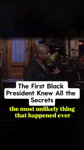 The First Black President Knew All the Secrets #davechappelle #comedian #blackcomedy #comedians #comedianstandup 