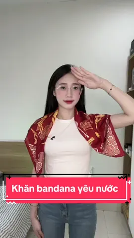 Khăn BANDANA một vòng nước Việt Nam #khanbandana #khanyeunuoc #Thaom65 