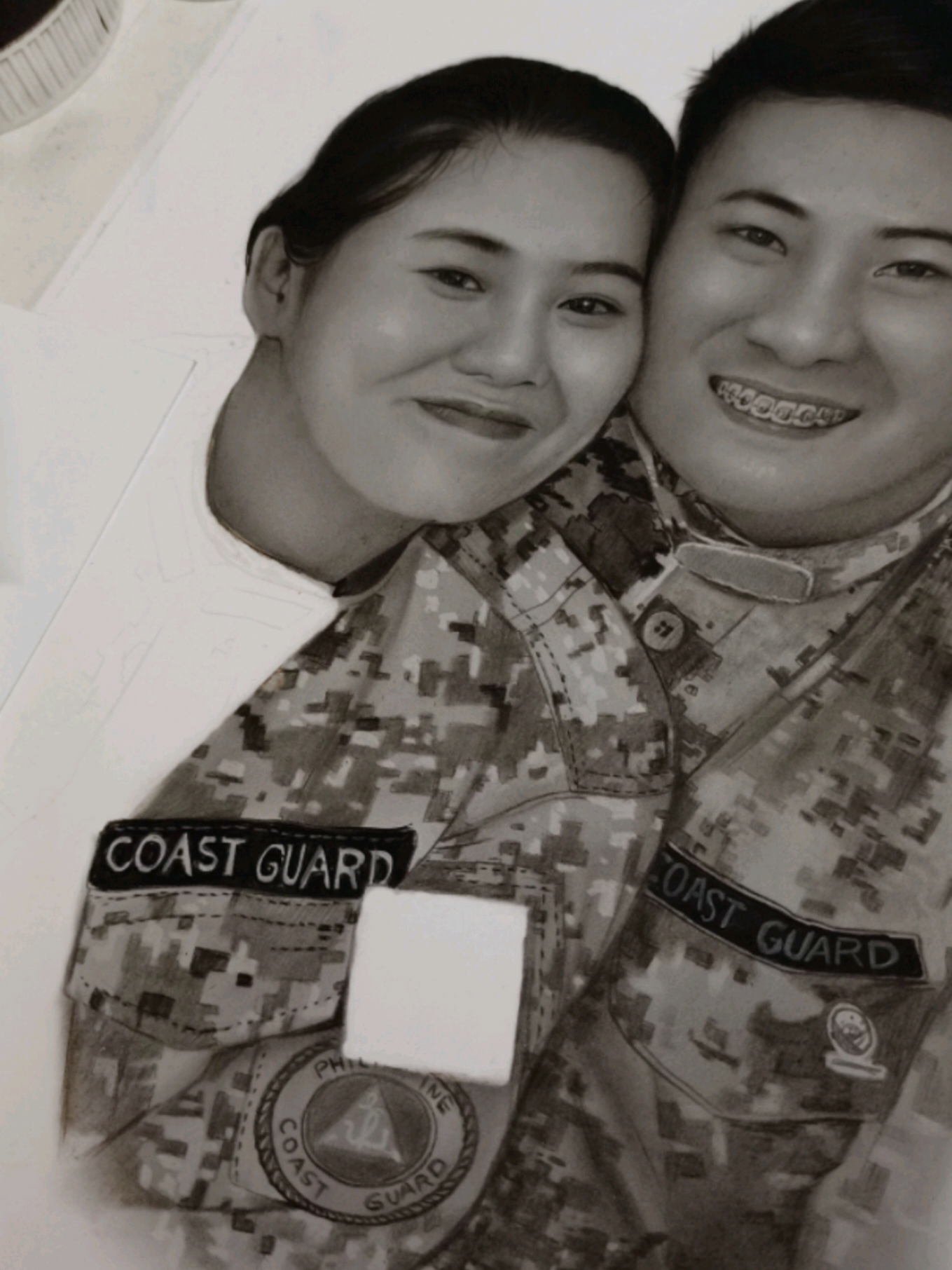 Last Work in Progress 🤗🫣 DM your order now as  Charcoal x Graphite 8.5x11 Artist: Ken's Artwork  Thankyou Sir Jake !🫶  #kensartwork  #CouplePortrait #Commission #PortraitDrawing #Artist #Realism #Realistic #CharcoalPainting #Drawing #portrait   #creatorsearchinsights 