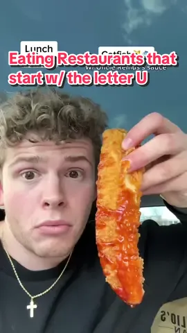 Replying to @Tristanking22 I noticed a common trend with these restaurants😅 #alphabet #restaurant #foodchallenge #tommywinkler #mukbang #thefoodguy #foodiefam #u #letter 