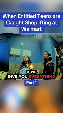 When Entitled Teens are Caught Shoplifting at Walmart Part 1 #cops #copsoftiktok #police #policeofficer #bodycam #crime #truecrime #truestory #foryou #fyp