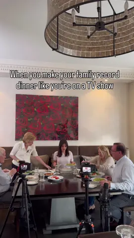 Even with all the cameras, we did manage to have a normal family dinner! Our 200th episode podcast special is out now where you get your podcasts and on YouTube 