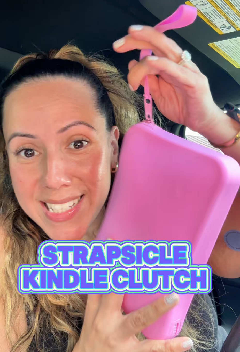 Replying to @💄💋 Korean Beauty Mafia 💋💄 The Strapsicle Kindle Clutch is the perfect e-reader case that fits your Kindle, phone, cards, and more. It zips closed to keep everything clean and protected—ideal for travel, pool days, or tossing in your tote. Lightweight and aesthetic for any Kindle girlie #KindleAccessories #WhatsInMyBag #Strapsicle @Strapsicle Shop 
