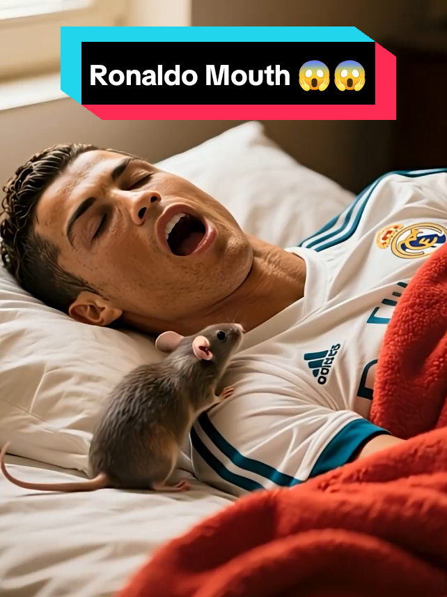 #creatorsearchinsights #ai #ronaldo #viralvideos #footballplayer #fyp #messi Ronaldo is asleep and an animal is interes is mouth 😱😱😱