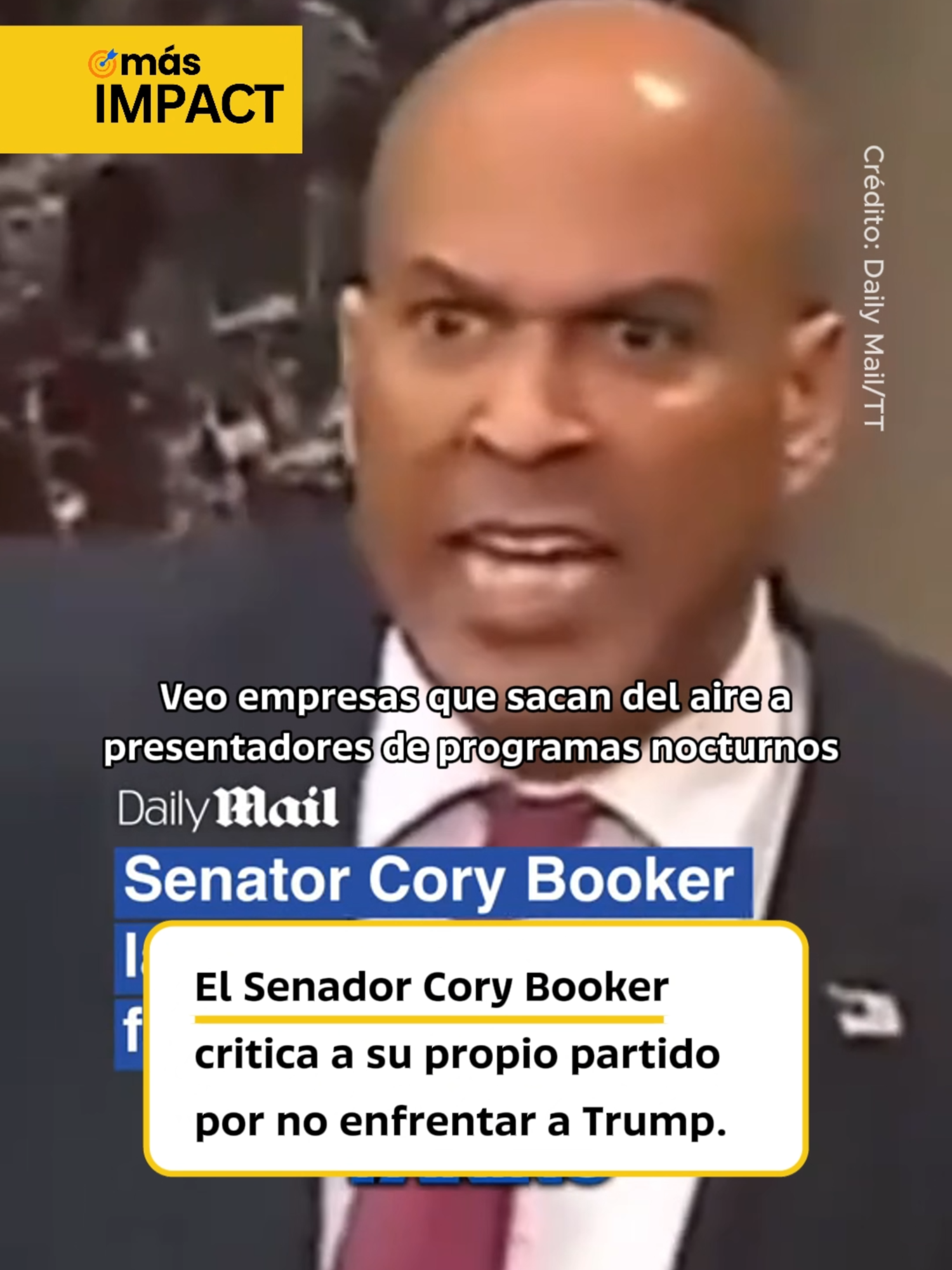 🚨En un encendido discurso, el senador Cory Booker acusó a los demócratas de no tener “espina dorsal” para oponerse a Trump, mientras debatían proyectos de ley policiales bipartidistas en el Senado. ✅Crédito: Daily Mail/TT #CoryBooker #SenadoEEUU #Trump #Justicia #PolíticaUSA #NoticiasEEUU #Demócratas #LeyYPoder #NoticiasEnEspañol #ResistenciaDemócrata