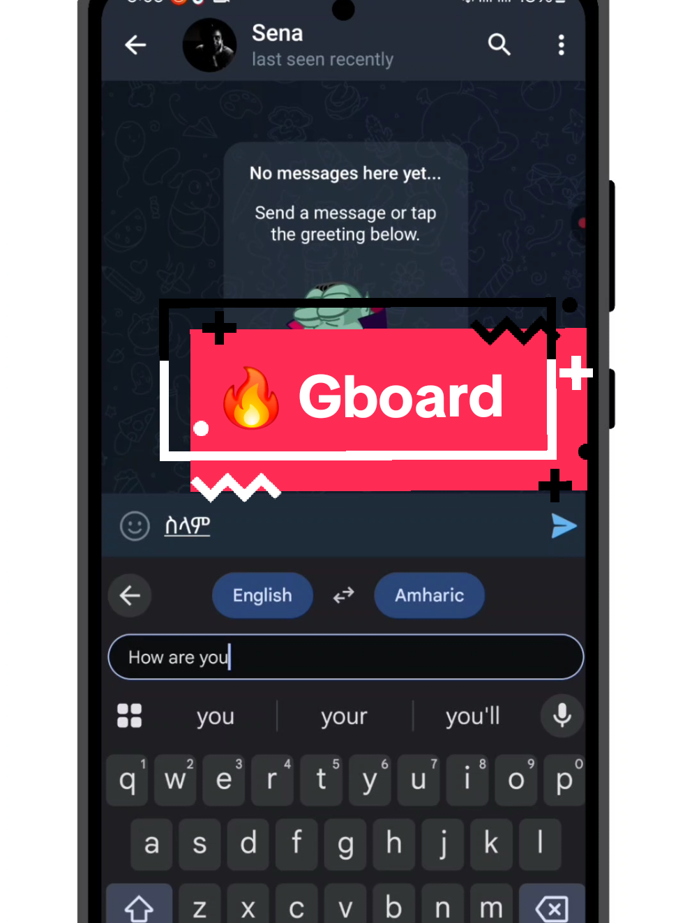 🔥 Gboard ቋንቋ በፍጥነት ተርጉም! #Gboard #GoogleKeyboard #ቪራል_ቪዲዮ #አማርኛ_ትርጉም #TikTokኢትዮጵያ #BestApps #FYP 