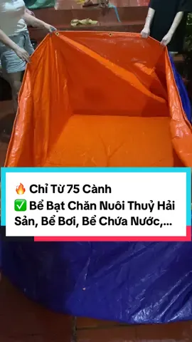 Chỉ Từ 75 Cành Cho 1 Chiếc Bể Bạt Siêu Tiện Lợi. Chuyên Dụng Để Chăn Nuôi Thuỷ Sản, Bể Bơi, Bể Chứa Nước #diepfishing #bebatchannuoi #bebatnuoioccaech #bebatnuoioc #bebatnuoitom #bebatnuoiech #bebatnuoica #bebatnuoithuysan #bebathanquoc #bebat #bể_bạt_nuôi_cá #bể_bạt_nuôi_ốc #bể_bạt_nuôi_ếch #bể_bạt_thuỷ_sinh #bể_bạt_nuôi_tôm  #bể_bạt_việt_hàn #bể_bạt_bộ_đội #xuhuong 