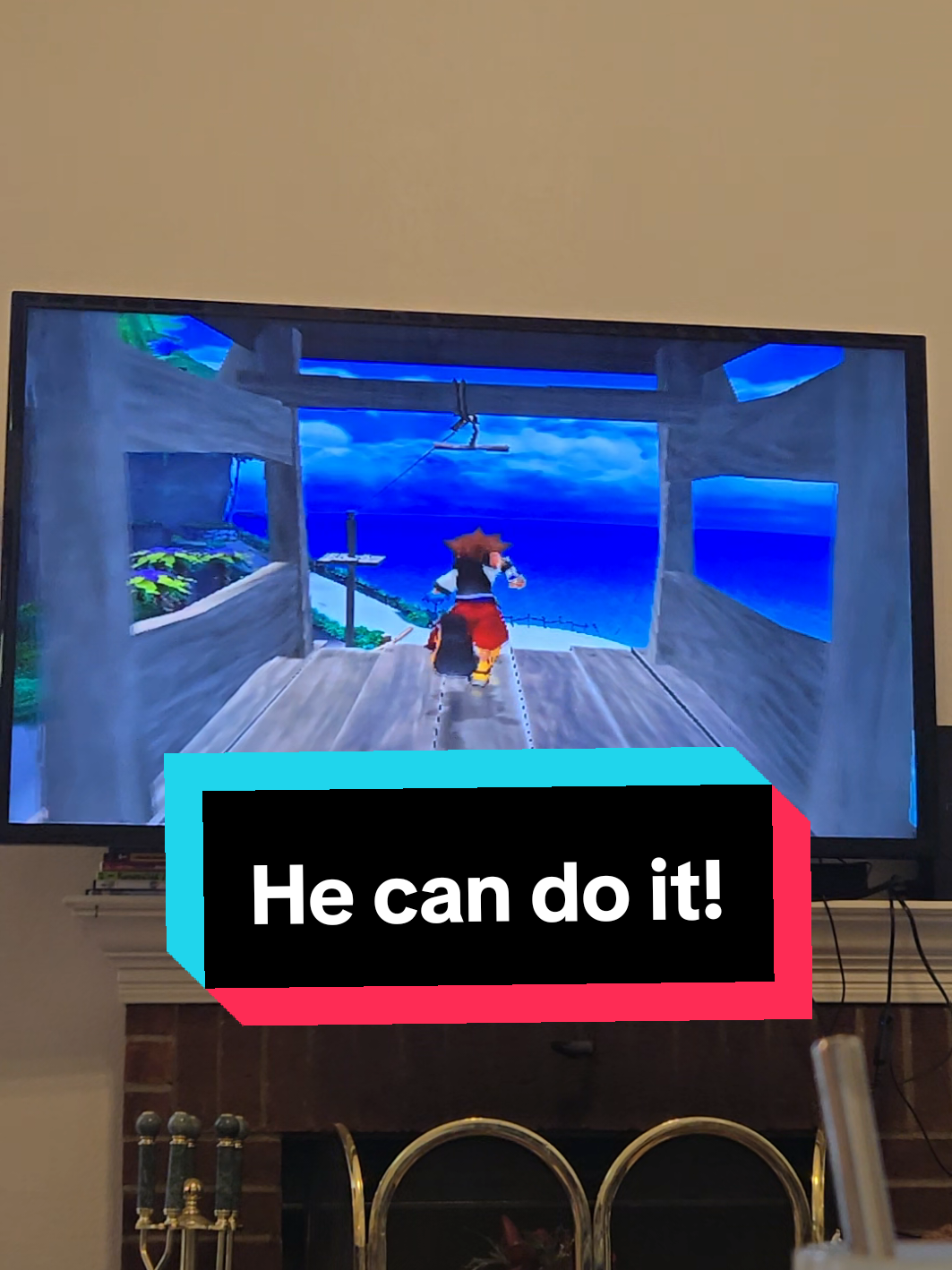 Replying to @ashwitt95 he started over so many times🤣 #gamersoftiktok #sweetmoments #kingdomhearts #gamer #gamerlife 