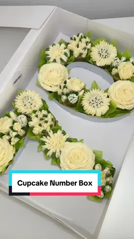 🌟 Number Cupcake Box 🌟 Watch as I create this beautiful cupcake number box, filled with white buttercream flower cupcakes, perfect for those special birthdays when you want that wow factor 🤩 These floral cupcakes are piped using my favourite nozzles to give a realistic petal effect. I’ll share the videos on how to make them over the next few days. Is there a particular flower you would like to see first, or would you like a tutorial on how to make the number boxes?  ##numbercupcake##70##whitecupcakes##cakecraft##cakeart##cakeartist##debbiebakes##buttercreamflowers##birthdaycupcakes##cupcakeinspo##cakestuff