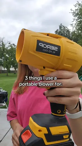 This thing does way more than clean up leaves lol 🐕 🍂 #tiktokshopfinds #portableblower #leafblower #dogmomhack #cordlessblower #tiktokmademebuyit