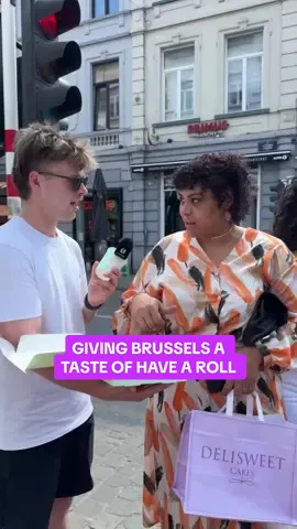Gefactcheckt: pommes betekent inderdaad appels🫢 #brussels #vegan #cinnamonroll #havearoll #fyp #interview 