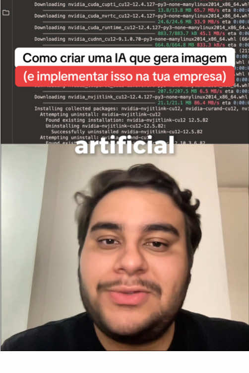 Aprenda a criar do zero uma IA que gera imagens a partir de texto usando Google Colab e Stable Diffusion. Tudo grátis, usando GPU do Google e sem precisar instalar nada. Nesse vídeo eu mostro cada etapa, com prints, códigos e explicação direta de como aplicar no seu projeto real. #programador #verdades #saas #startup #empreendedorismo #backend #fullstack #frontend #dicas #inteligenciaartificial #ia #ai 