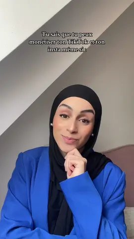 Si tu utilises Insta et TikTok, que pour scroller et te divertir, et bien sache que ces réseaux sociaux peuvent te générer des sources de revenus ! Et oui, tu n’as pas besoin d’avoir 10 000 abonnés, tu n’as pas besoin de faire  des millions de vus ou de like pour y parvenir (moi j’ai commencé, j’avais même pas encore atteint les 100 abonnés) ! Commente « réseaux » et je viendrais t’expliquer le concept et comment y parvenir étape par étape Insha’الله 🤍