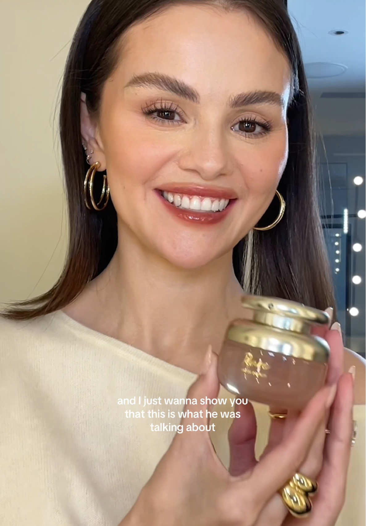 Rare Eau de Parfum.   A new fine fragrance that captures the essence of a perfect moment: Warm and decadent with a touch of spice, this eau de parfum opens with notes of creamy caramel and pistachio, gives way to intoxicating vanilla infused with peppery ginger, and then dries down to earthy sandalwood.   Experience it August 7 only @sephora, Sephora @Kohl’s, and rarebeauty.com   #rarebeauty #newrarebeauty #fragrancetok #perfumetok @Selena Gomez #selenagomez 