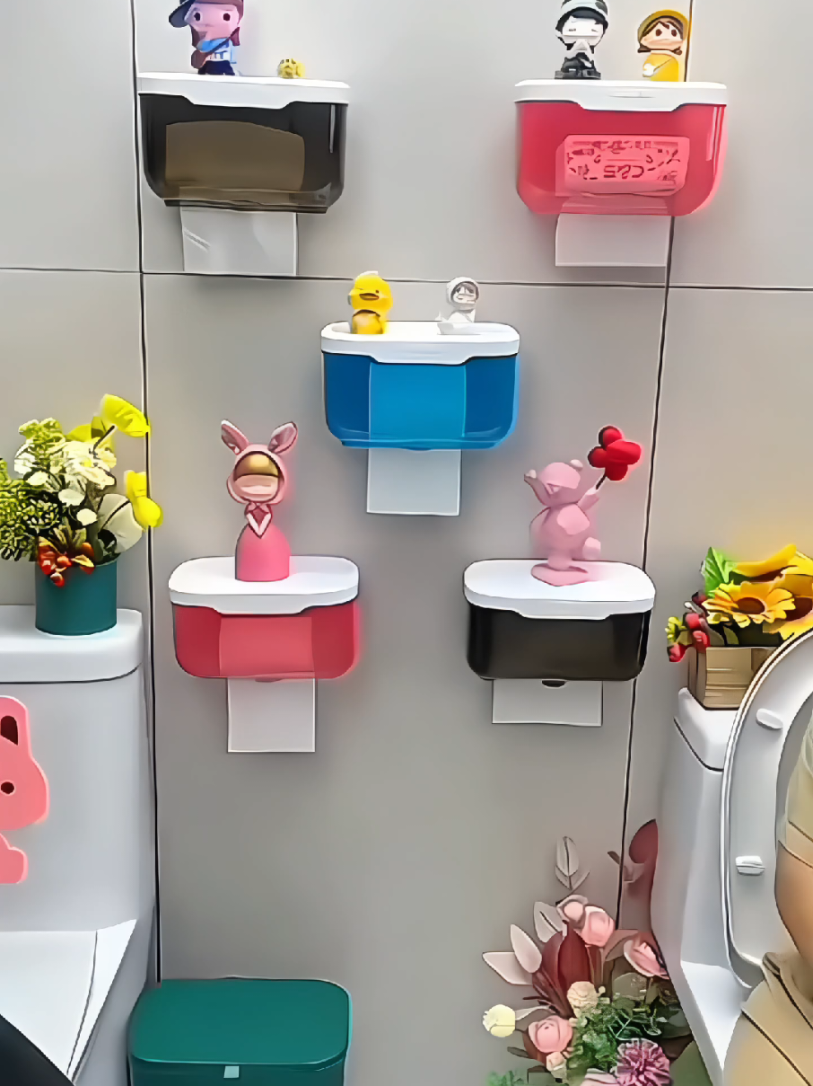 Suporte de Parede para Papel Higiênico #banheiro #casa #mulher #tiktokshop #viral 