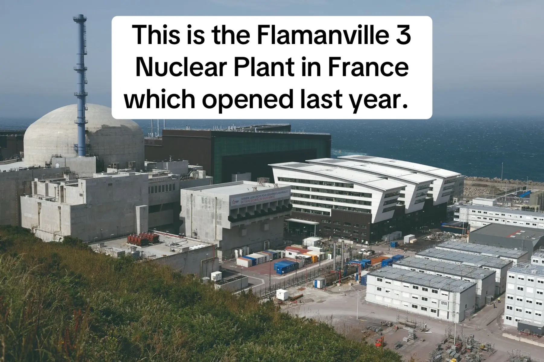 when one #nuclear plant is more efficient than thousands of wind turbines, it begs the question- is #nuclearenergy the future?  #energy #nuclear #wind 