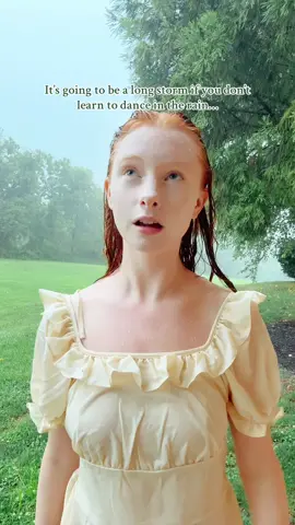 It’s so important to remember why it rains - it’s going to be okay :) #rain#raining#redhair#ginger#redhead#foryoupage 