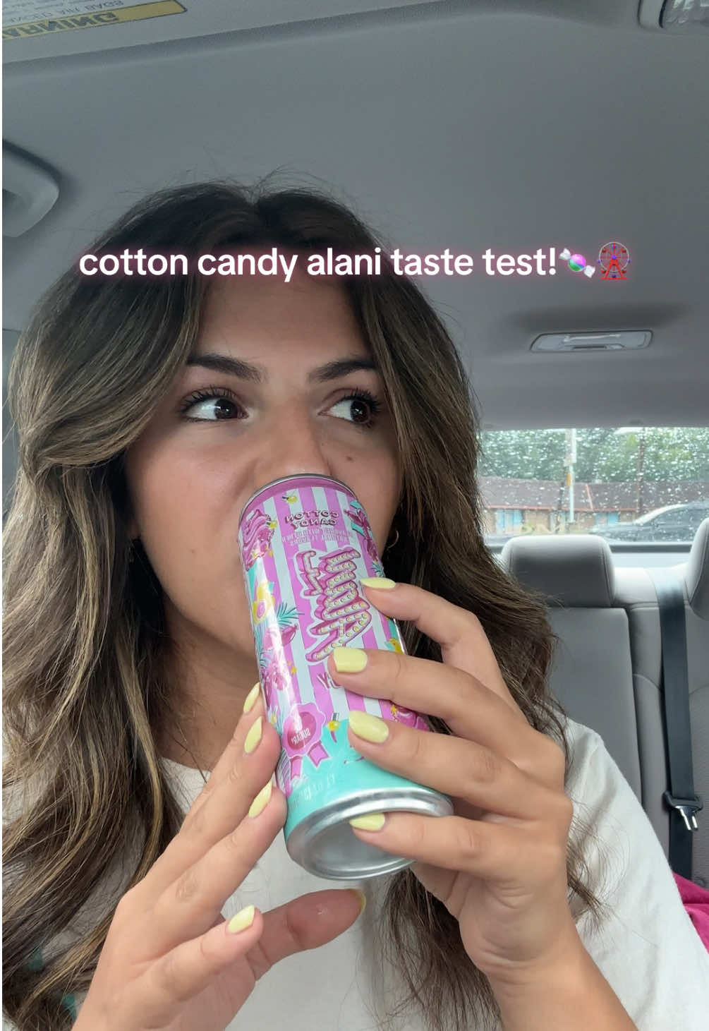 @Alani Nutrition you did your big one this is so fire #alaninu #cottoncandy #tastetest 