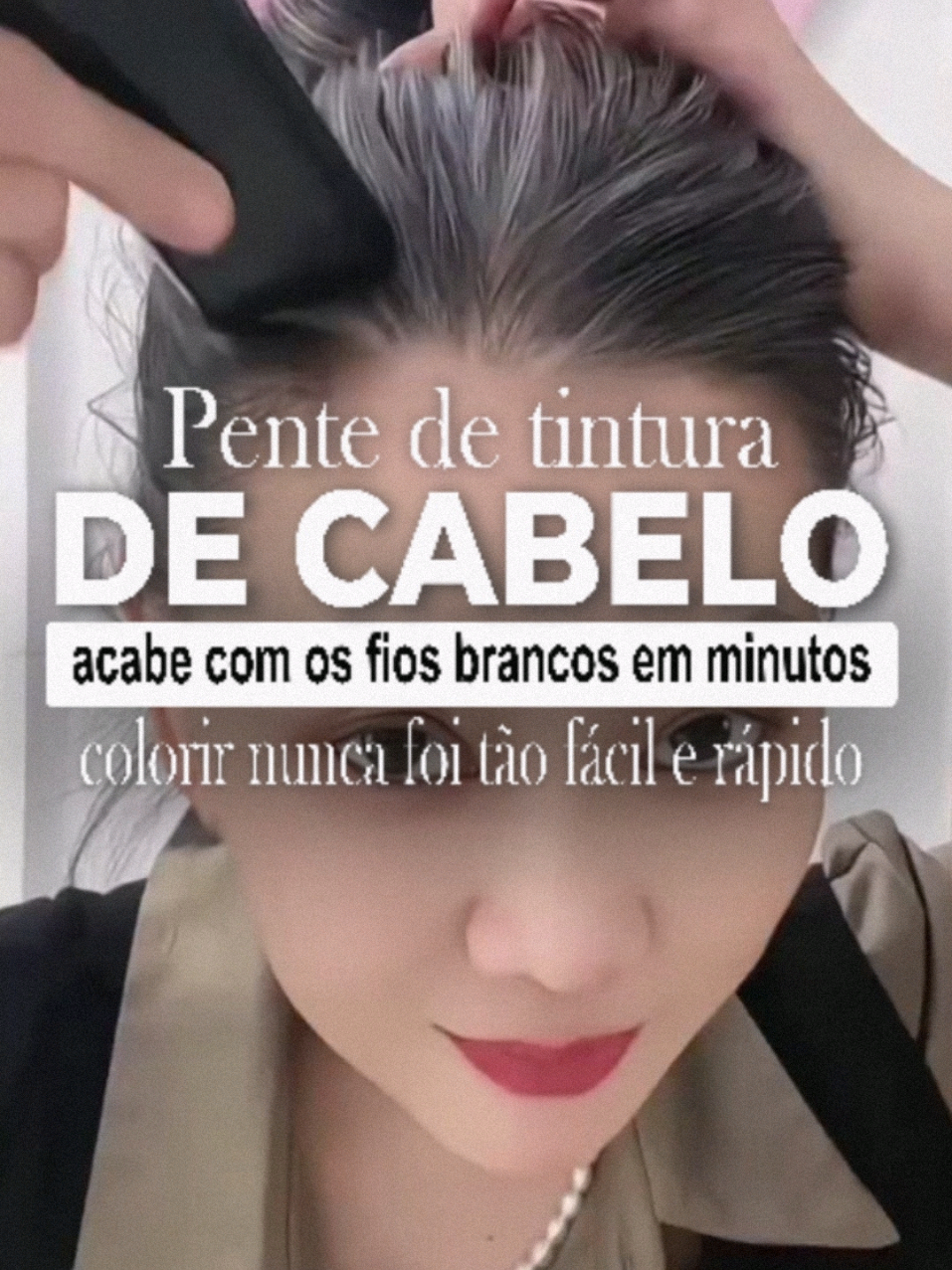 LINK NOS COMENTÁRIOS OU NO LINK DA BIO ✅ #cabelão #cabelopreto #cabelobranco #naturecolors #foryou #foryoupage