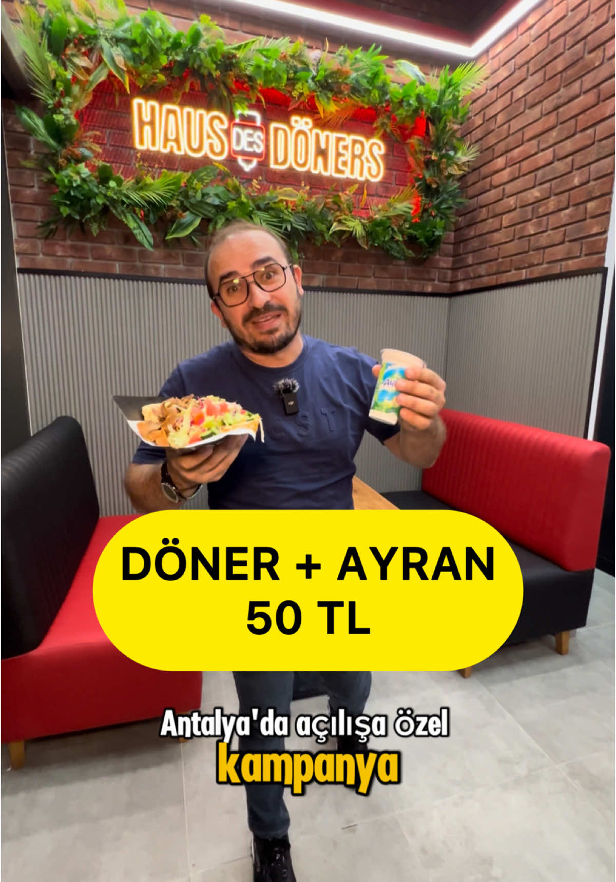 Antalya’da açılışa özel efsane Kampanya 🔥🔥🔥 Almanya’da 196 Şube Türkiye’de 7 şube ve Antalya da İlk şubesine özel döner + ayran 50 TL böyle bir fiyat yok açılışa özel bu kampanyayı kesinlikle kaçırmayın derim dostlar yeri Akdeniz Üniversitesi üzerinde kültür mahallesi Terra Manzara altında 👍 . Reklam . 👨🏻‍🍳 @hausdesdoners.turkiye 👈🏻 📍 Gülveren Mahallesi Terra Manzara Altı Das Haus Des Döner . #antalya #antalyaturkey #antalyaturkey🇹🇷 #antalyamekanları #antalyadöner #antalyafood #antalyakültür #akdenizüniversitesi #akdenizuniversitesi #antalyakonyaaltı