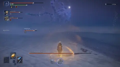 First time fighting enhanced augur and this is what happened 🤣 (beat it too) #fyp #gaming #eldenring #nightreign #glitch #bug #fromsoftware 