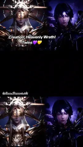 Creation, Heavenly Wrath! Twins 😎💛💜 || Throne of Seal ||  #godofeternity #austingriffin😈 #stronggods #throneofseal #viral🖤tiktok☆♡🦋myvideo👑🖤 