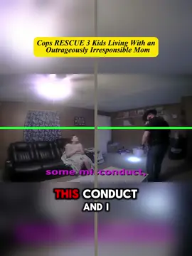 Cops RESCUE 3 Kids Living With an Outrageously Irresponsible Mom #cops #copsoftiktok 