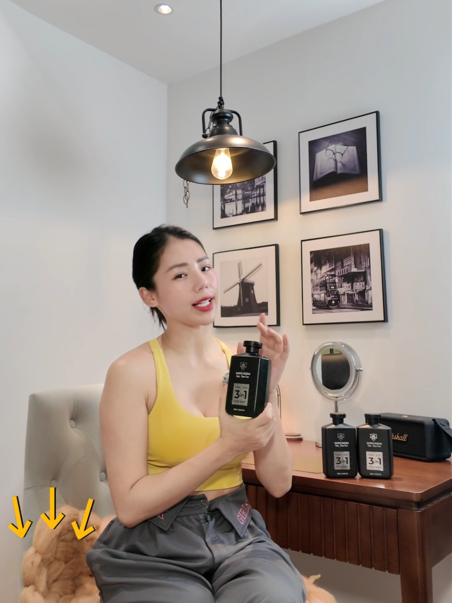 Sạch sẽ thơm tho mà lại nhanh gọn hiệu quả với em sữa tắm 3in1 này #huongly #tiktokshop #review #suatam3in1 #tamgoi3in1 #tamgoikingsman