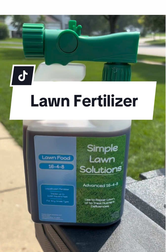 Liquid Lawn Fertilizer @SimpleLawnSolutions #lawnfertilizer #fertilizer #lawncare #lawntok #liquidfertilizer #tiktokshopbacktoschool #tiktokshopcreatorpicks 