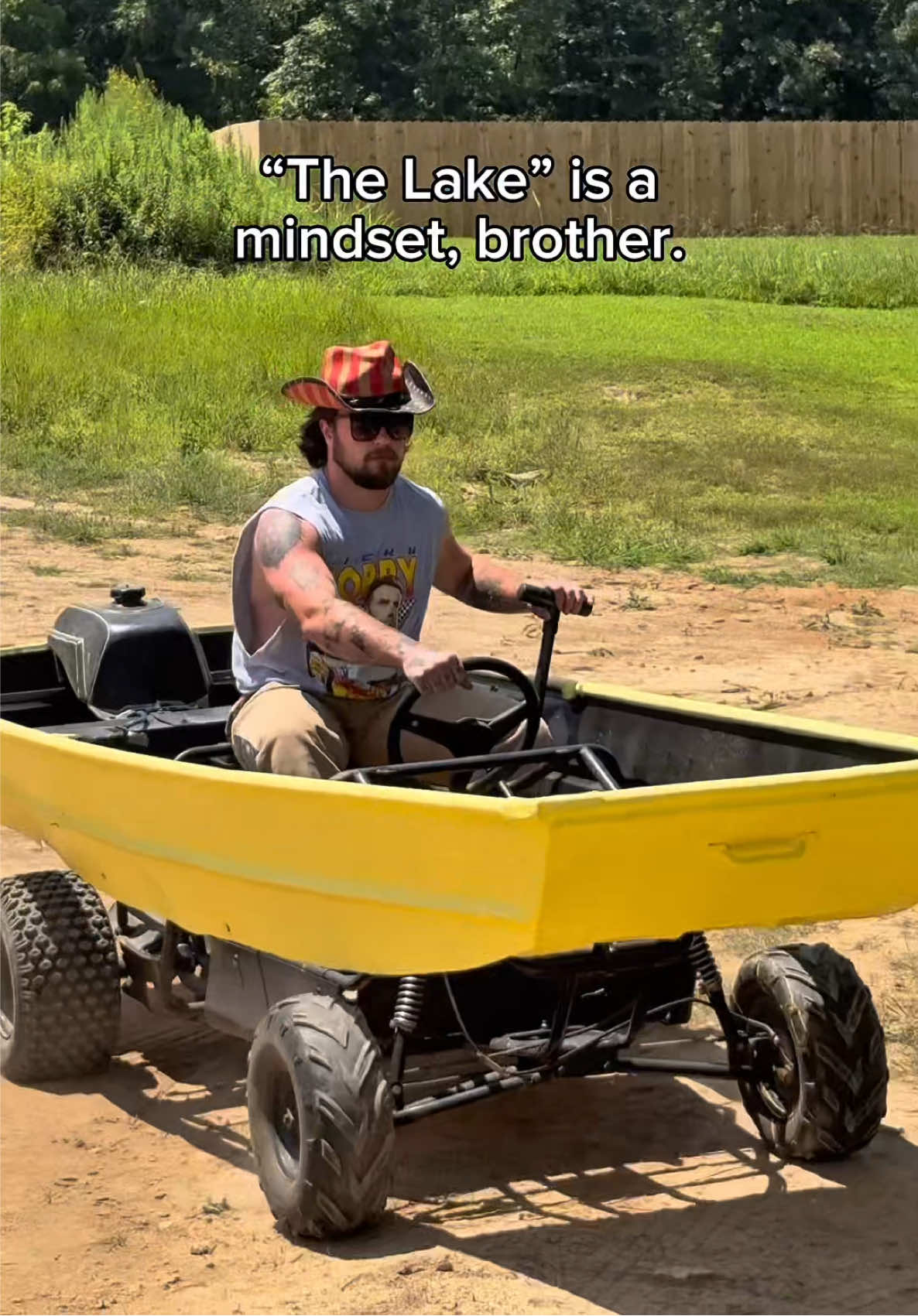 Spending my summer on the boat 😎🚤 #boating #boat #redneck #offroad #countryboy #country 