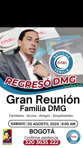 asistan a la reunión presencial en Bogotá - inscripciónes gratis #DMG #para #colombia #paratii #dmgnoticias #familiadmg #paratiiiiiiiiiiiiiiiiiiiiiiiiiiiiiii #viralvideos #tiktokviral #viral #fyp #fypシ 