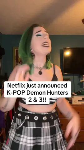 K-pop Demon hunters 2!! 🥳 #kpopdemonhunters #kpdh #netflix #announcement #kpdh2 #kpopdemonshunter #kpopdemon 